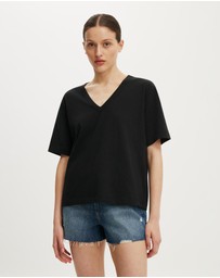 Cotton On - The Slub V Neck Tee