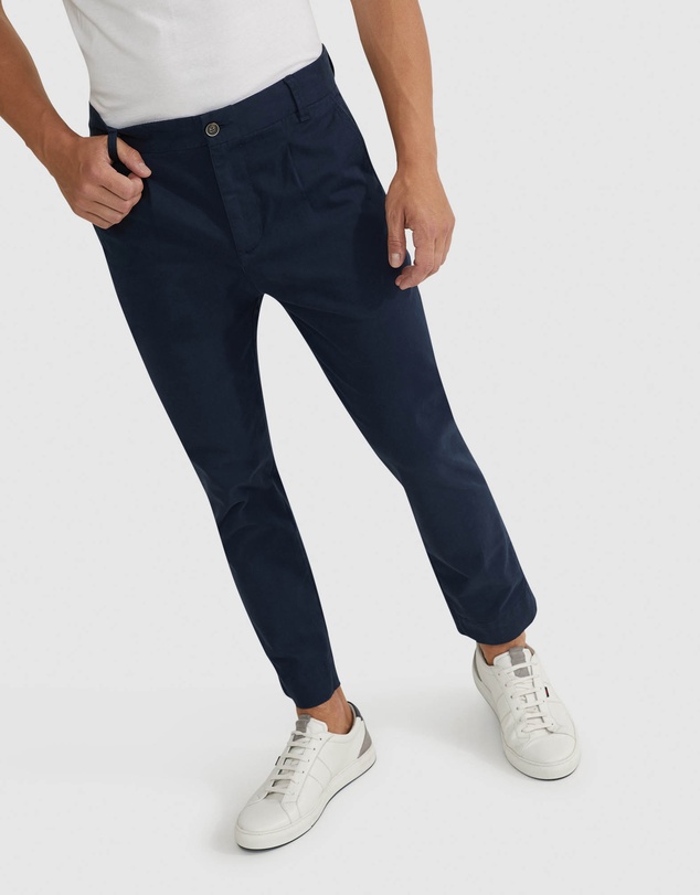 Oxford - Ryan Folded Cuff Casual Chinos