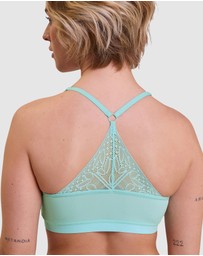 Billet Doux - Zen Light Dentelle Longline Racerback Padded Wirefree Bralette