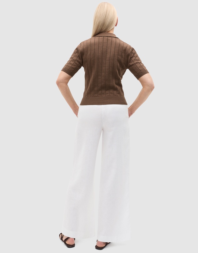 Seed Heritage - Cotton Wide Rib Polo Knit