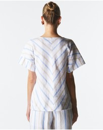 Fate + Becker - Poolside Boxy Top