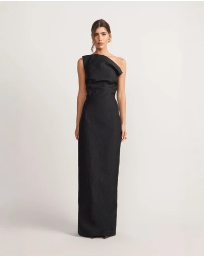 TOJHA - Tacoma Dress - Textured Black