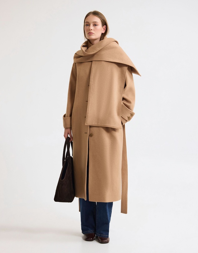 Oxford - Talia Detachable Scarf Coat