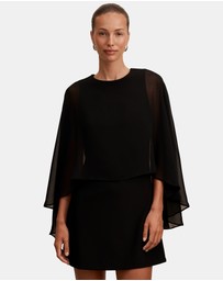 Forever New - Irena Sheer Cape Mini Dress