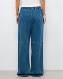 AERE - Kyra Denim Twill Pants