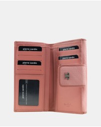Pierre Cardin - Pierre Cardin Genuine Leather Ladies Bi-Fold Wallet