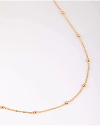 Lovisa - Gold Plated Sterling Silver Ball Chain Necklace