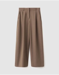 M.N.G - Pleated Straight-Leg Suit Trousers