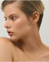 SAINT VALENTINE - Dash Dot Chain Necklace - Gold