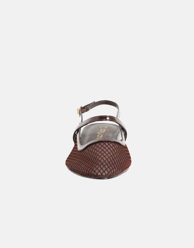 City Chic - WIDE FIT Lily Mesh Flat
