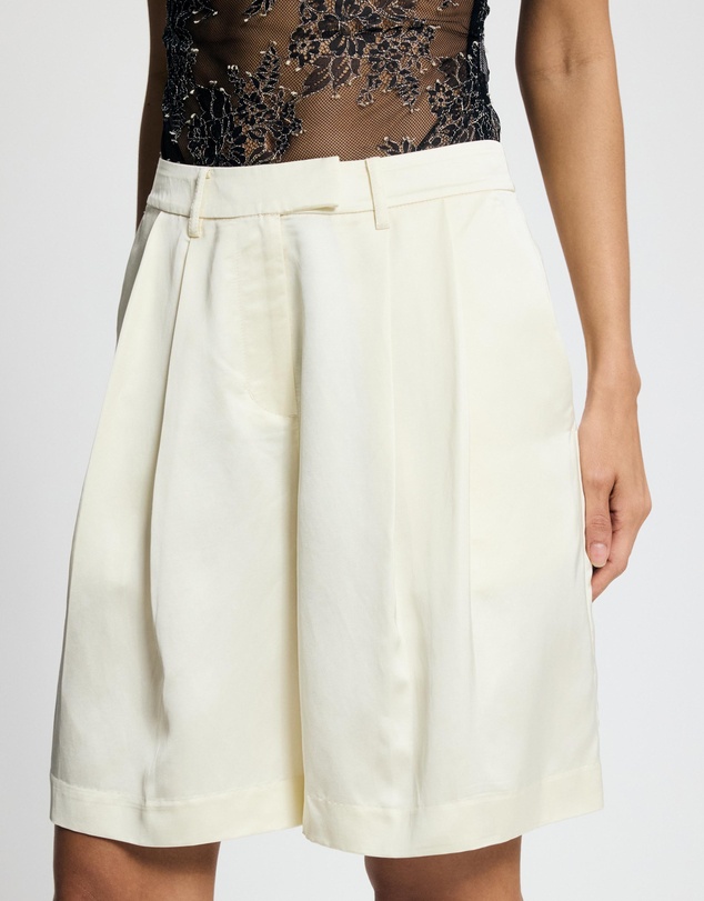 Lover - Bella Satin Tailored Shorts