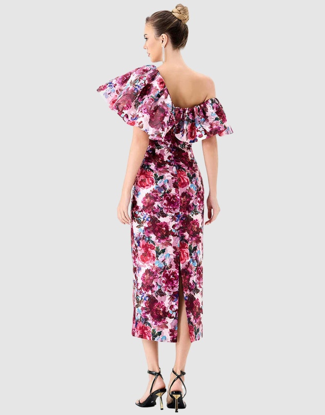 Bariano - Gilea Ruffle Column Midi