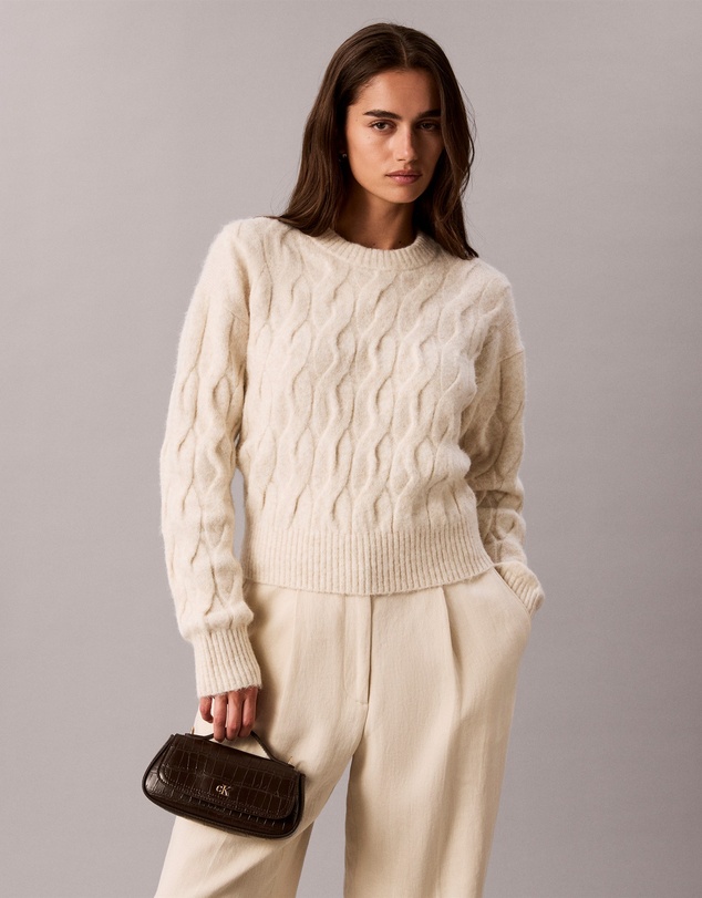 Calvin Klein - Croc Embossed Crossbody Bag
