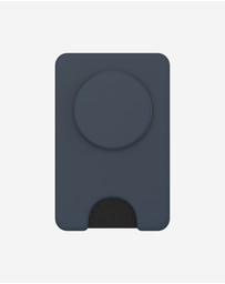 PopSockets - PopWallet+ MagSafe Softgoods Phone Wallet Card Holder+ Magnetic Adapter Ring