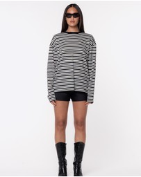 JGR & STN - Starred Long Sleeve T-Shirt