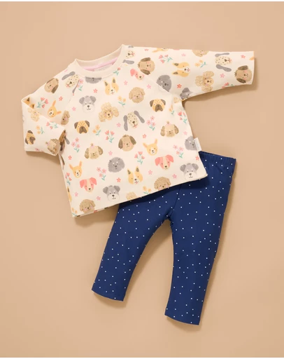 Purebaby - Thick Leggings-Kids-Babies