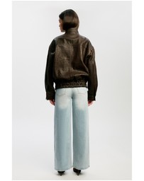 Bardot - Oversized Leather Jacket
