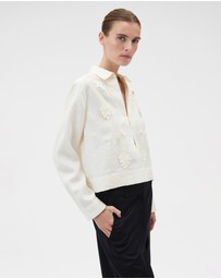 Oroton - Ribbon Trim Camp Shirt