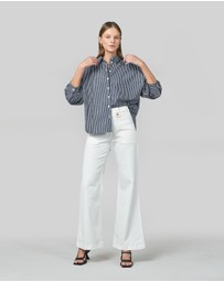 DRICOPER DENIM - Elma Navy Stripe Shirt