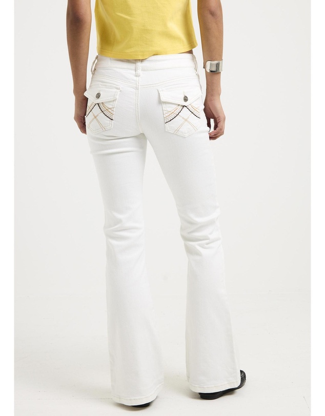 Neon Hart - Sarki Low Rise Flare Denim Jeans