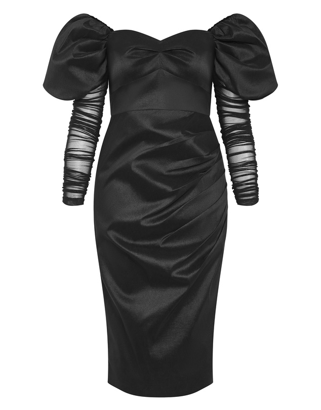 City Chic - Valentine Off Shoulder Dress