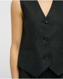 FRIEND of AUDREY - The Linen Waistcoat