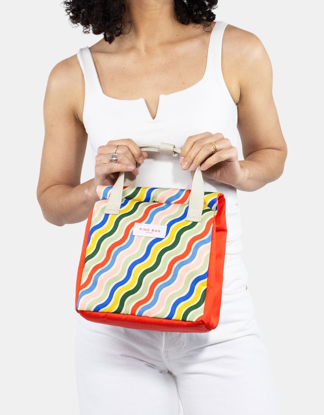 Kind Bag - Lunch Bag Rainbow Waves