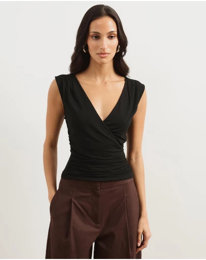 Atmos&Here - Luna Cross Over Off Shoulder Top
