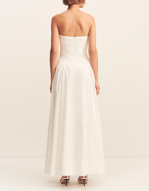 Shona Joy - Morton Strapless Panelled Maxi Dress
