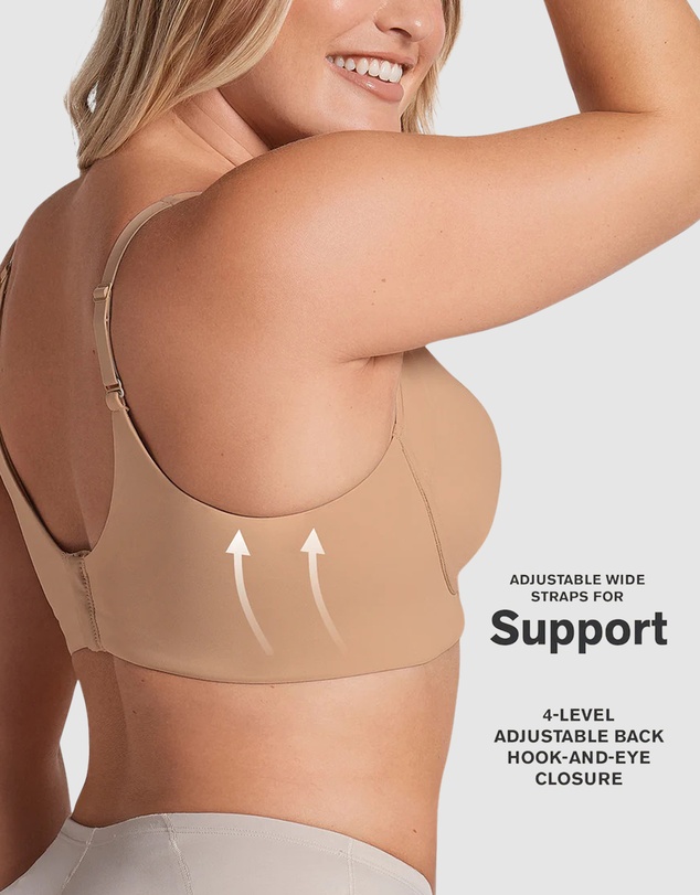 Leonisa - Everyday Supportive Side & Back Smoothing Wireless Bra
