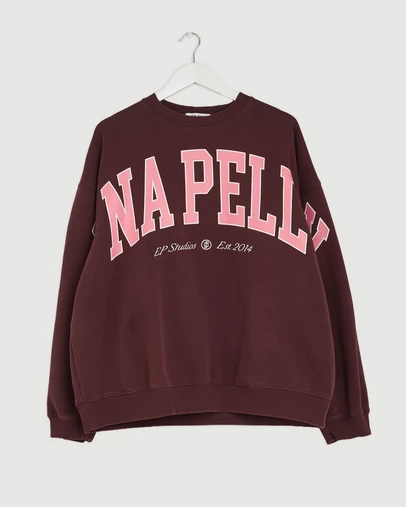 Revibe - Repaired ENA PELLY Mila Oversized Sweater - AU 16