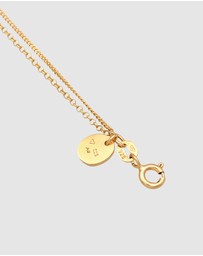 Elli Jewelry - Necklace Layer Coin Boho with Freshwater Pearls in 925 Sterling Silver