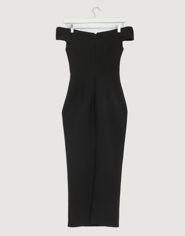 Revibe - Repaired Mossman Modernist Maxi Dress - AU 6
