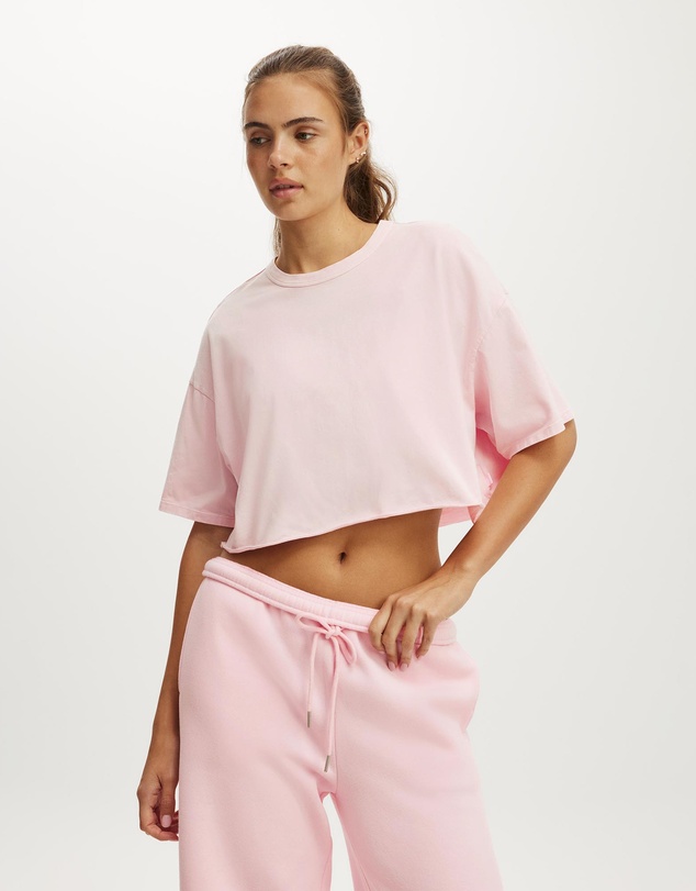 Cotton On Body Active - Relaxed Cropped Tshirt