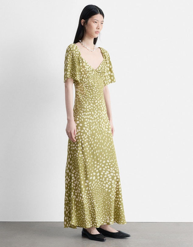 & Other Stories - Flutter-Sleeve Midi Dress