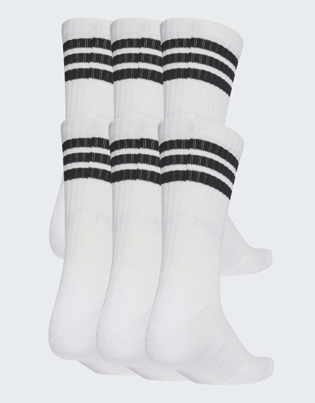 adidas Performance - 3-Stripes Essentials Cushioned Crew Socks 6 Pair Pack Unisex