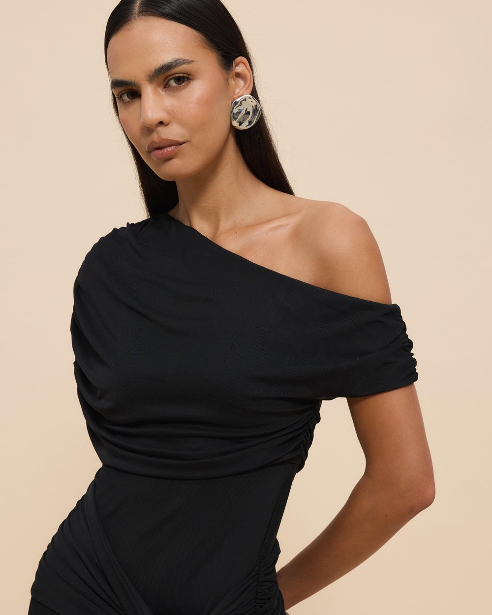 Margot One Shoulder Drape Maxi Dress by CHANCERY Online | THE ICONIC |  Australia
