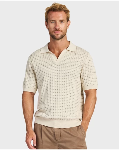 Academy Brand - Sanders Knit Polo