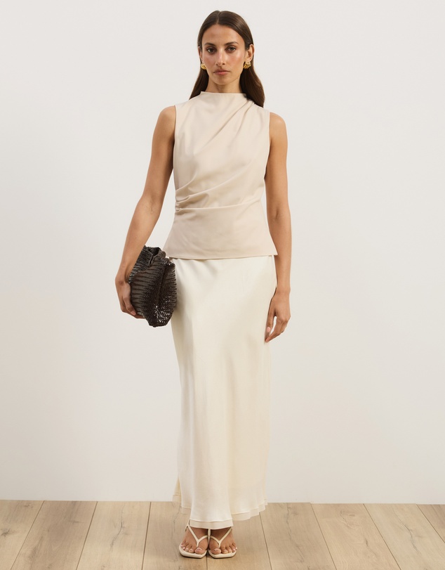 Atmos&Here - Veya Sleeveless Draped Top