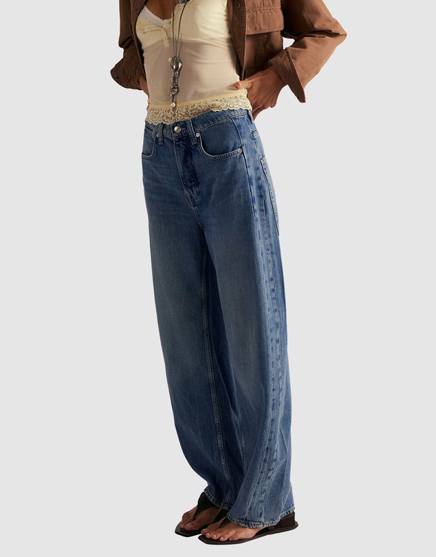 Free People - Truro Baggy Puddle Jeans