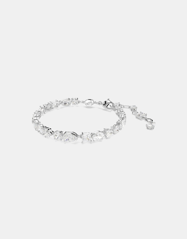 Swarovski - Mesmera Bracelet, Mixed Cuts, White, Rhodium-Plated