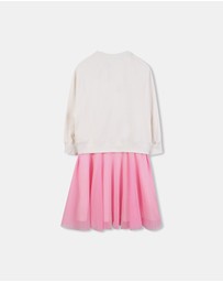 Billieblush - Feelin Good Heart Long Sleeve Dress - Kids-Teens