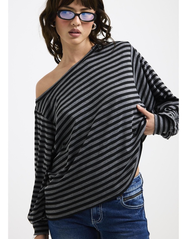 Neon Hart - Dylan One Shoulder Long Sleeve Top