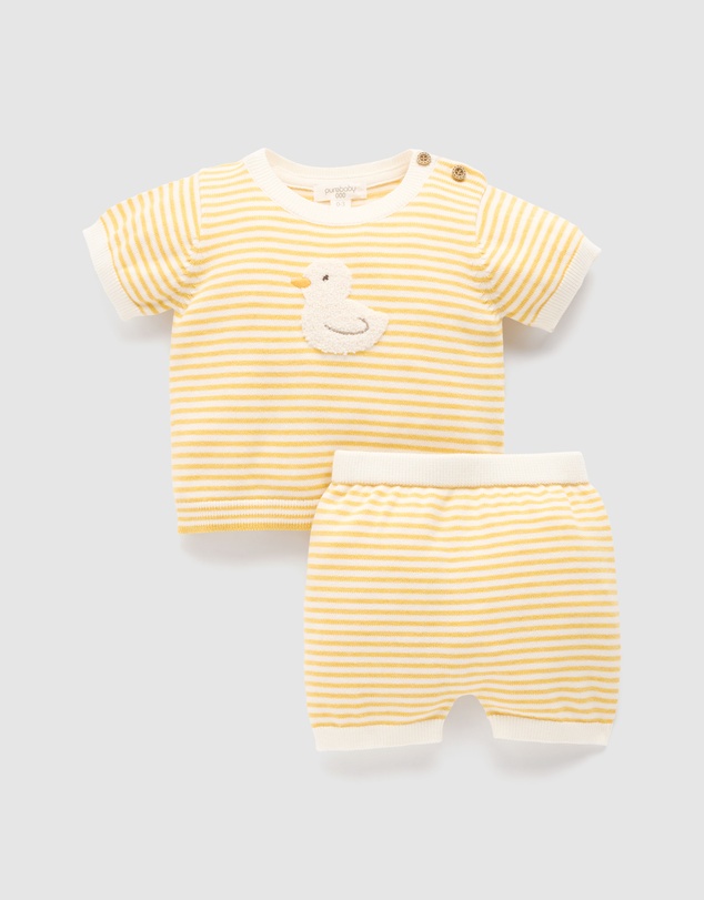 Purebaby - Knitted Goose Set- Kids-Babies