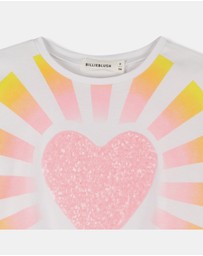 Billieblush - Heart Sequin Short Sleeve T-Shirt - Kids-Teens