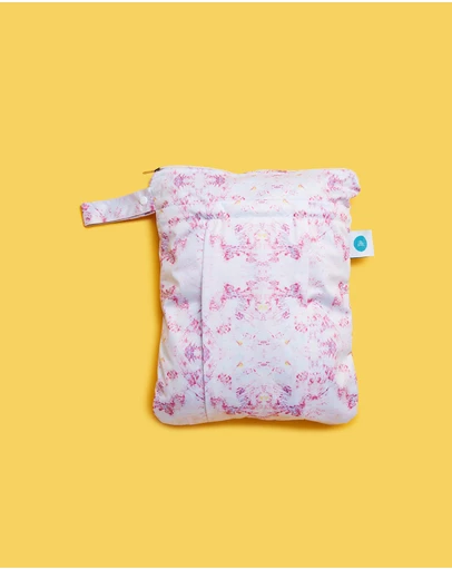 itti bitti - Double Pocket Wetbag - Coral Swirl
