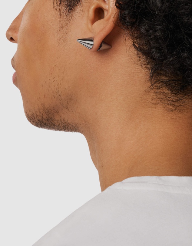 Diesel - Diesel Font Silver tone Earring