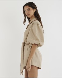 Amelius - Chloe Stitch Detail Linen Shirt