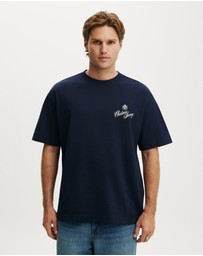 Cotton On - Box Fit Text T-Shirt