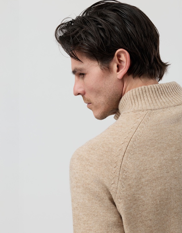Wayver - Half Zip Wool Blend Knit